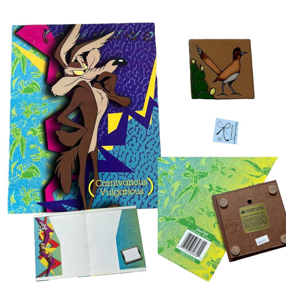 Masterworks Art Tiles Ceramic Roadrunner Bird Tile Trivet